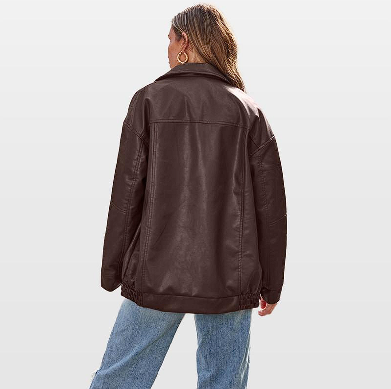 ComfyEssentials- Luxury Leather Jacket