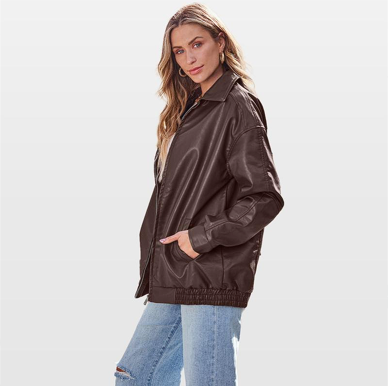 ComfyEssentials- Luxury Leather Jacket