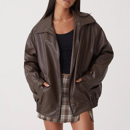 ComfyEssentials- Luxury Leather Jacket