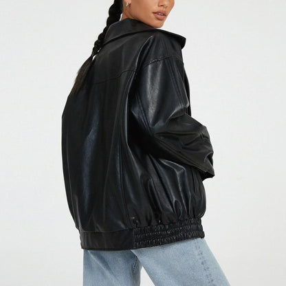 ComfyEssentials- Luxury Leather Jacket