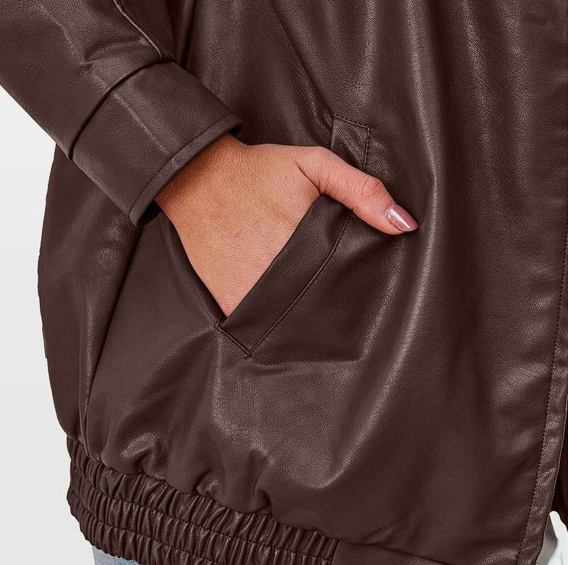 ComfyEssentials- Luxury Leather Jacket